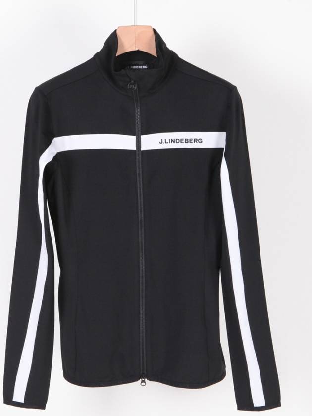 Janice Full Zip-up Jacket Black - J.LINDEBERG - BALAAN 2