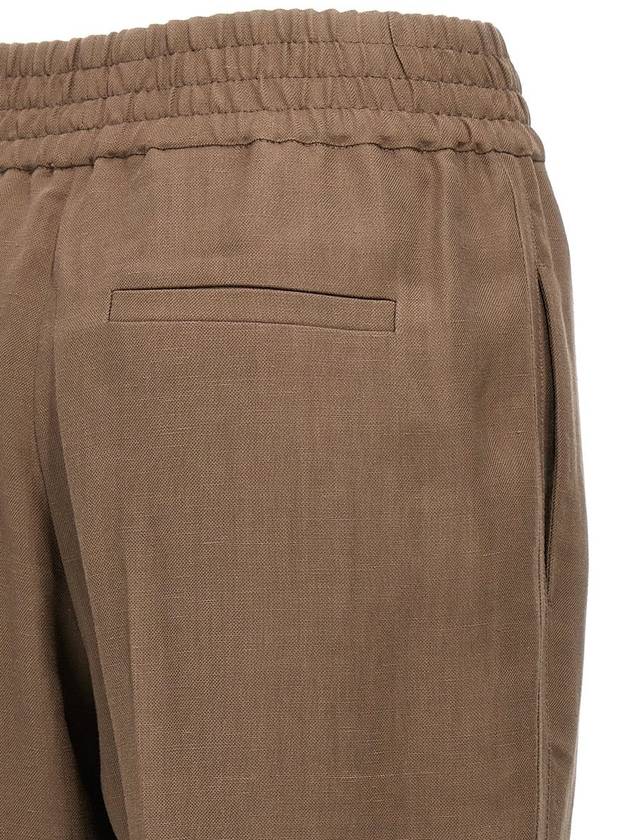 Brunello Cucinelli Linen Trousers - BRUNELLO CUCINELLI - BALAAN 5