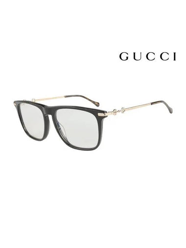 Eyewear Square Acetate Sunglasses Black - GUCCI - BALAAN 1