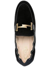 Women's Double T Loafers Black - TOD'S - BALAAN 5