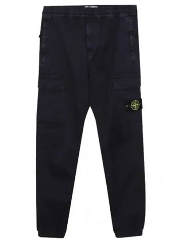 Tapered fit spandex jogger pants men s cargo - STONE ISLAND - BALAAN 1