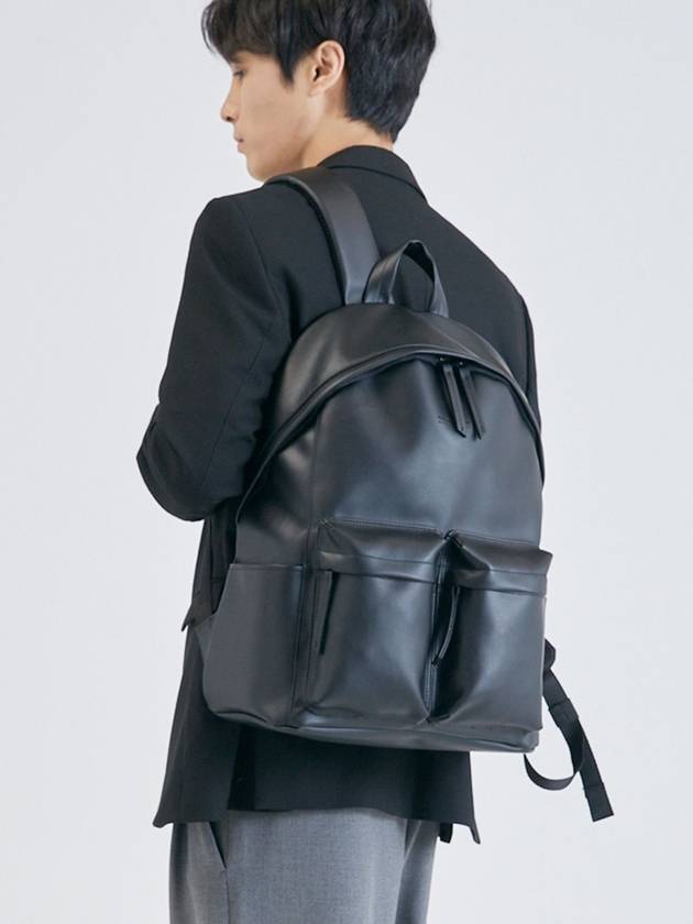 Lomita HQ Leather Laptop Backpack Black - NATIONAL PUBLICITY - BALAAN 3