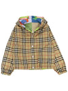 Kids Check Reversible Windbreaker Jacket - BURBERRY - BALAAN 3