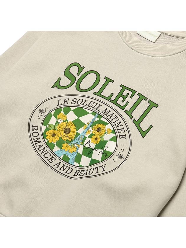 Brushed Options Soleil Vintage Eiffel Sweat Shirts GREIGE - LE SOLEIL MATINEE - BALAAN 3