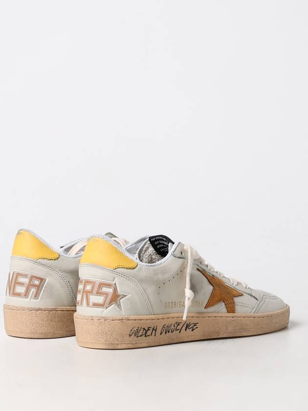 Ballstar Yellow Tab Low Top Sneakers White Cathay - GOLDEN GOOSE - BALAAN 3