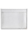 Matelasse Nappa Leather Card Wallet Silver - MIU MIU - BALAAN 3