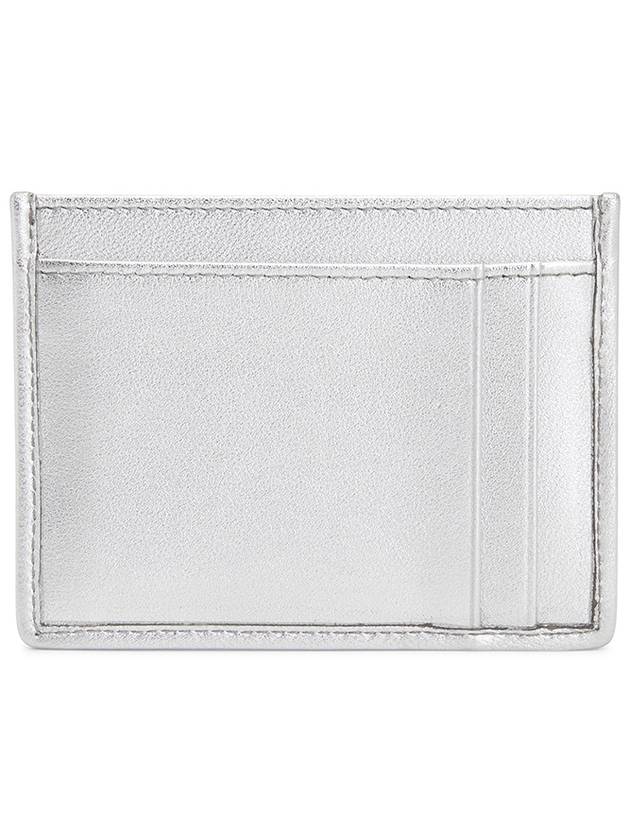 Matelasse Nappa Leather Card Wallet Silver - MIU MIU - BALAAN 3