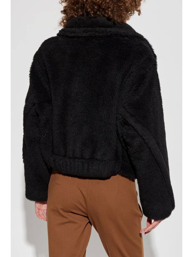 Max Mara Fur Coat Oggeri, Women's, Black - MAX MARA - BALAAN 4