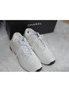 CC Logo Sneakers White G45077 40 5 - CHANEL - BALAAN 4