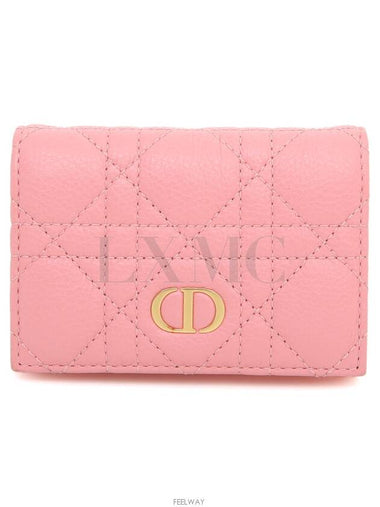 Caro Glycine Wallet Pink Cannage Card Holder Business S5132UWHC - DIOR - BALAAN 1