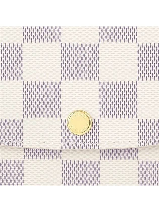 Emilie Damier Canvas Long Wallet Ivory - LOUIS VUITTON - BALAAN 5