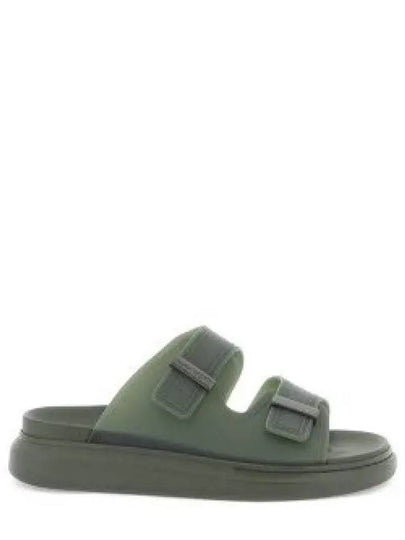 Hybrid Rubber Sandals Khaki - ALEXANDER MCQUEEN - BALAAN 2