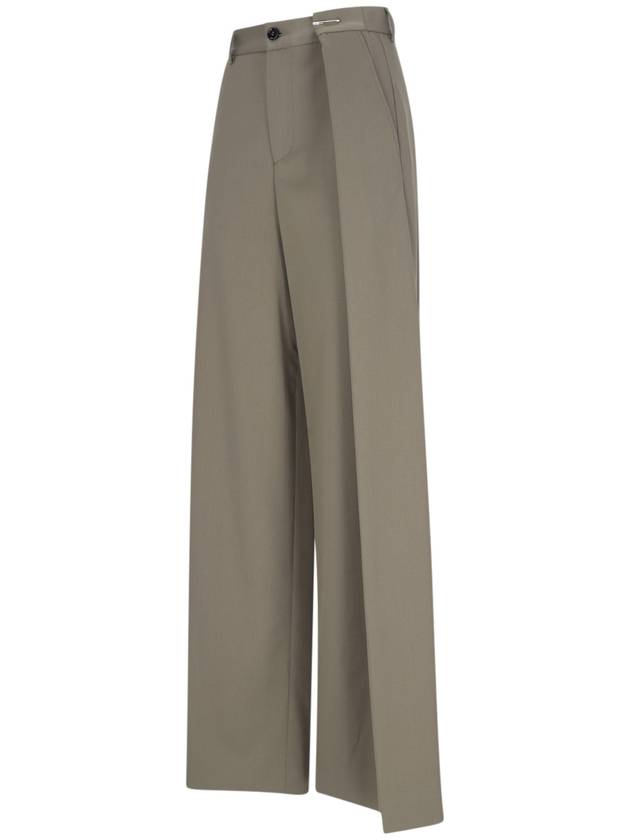 MM6 Maison Margiela Trousers Green - MAISON MARGIELA - BALAAN 3