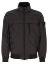 Compass Badge Pleated Windbreaker Grey - STONE ISLAND - BALAAN 2