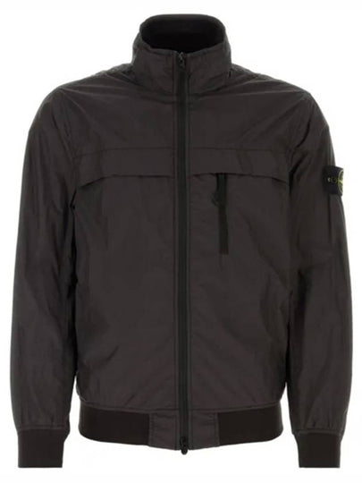 Compass Badge Pleated Windbreaker Grey - STONE ISLAND - BALAAN 2