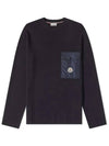 Navy Men s Knit 9C00001 M1113 743 - MONCLER - BALAAN 1