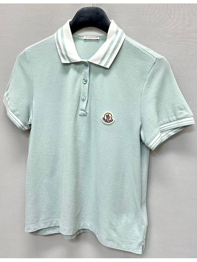 logo patch polo shirt t - MONCLER - BALAAN 3