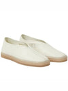 Piped Soft Leather Slip-On White - LEMAIRE - BALAAN 2