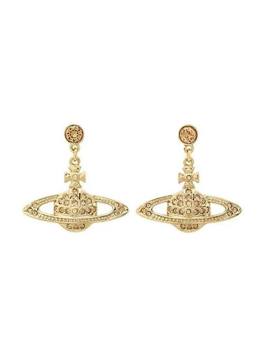 Mini Bas Relief Drop Earrings Gold - VIVIENNE WESTWOOD - BALAAN 1