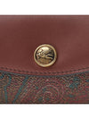 Paisley Compact Half Wallet Brown - ETRO - BALAAN 7