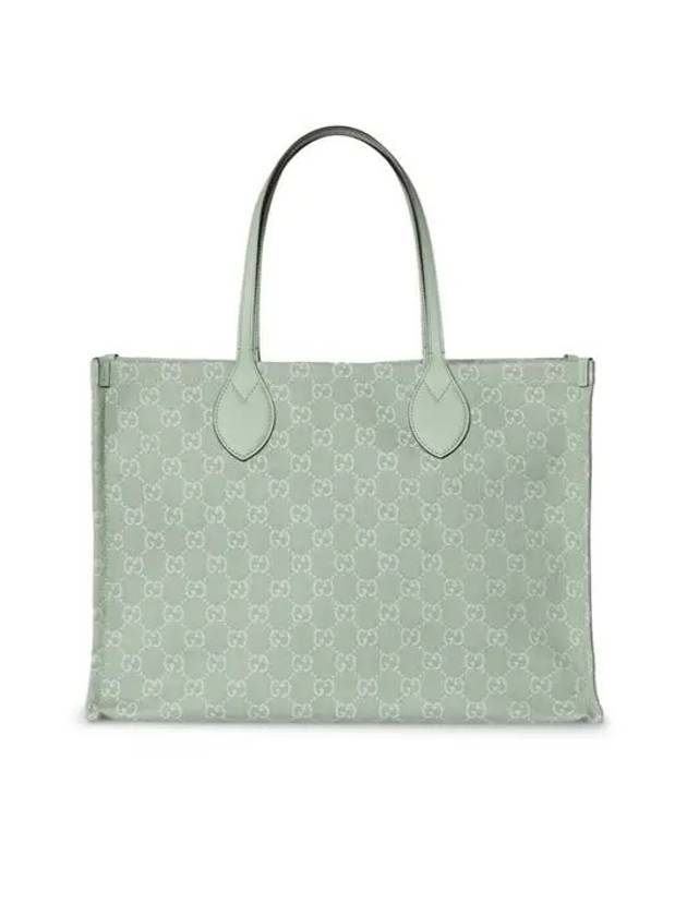 Ophidia GG Large Tote Bag Pale Green - GUCCI - BALAAN 4