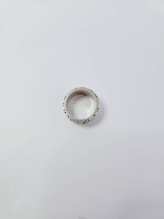 Used luxury goods DHLUX Logo detail pattern 925 silver ring No 11 - GUCCI - BALAAN 6