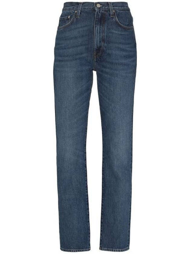 Women s Regular Fit Vintage Washed Jeans Blue - TOTEME - BALAAN 1