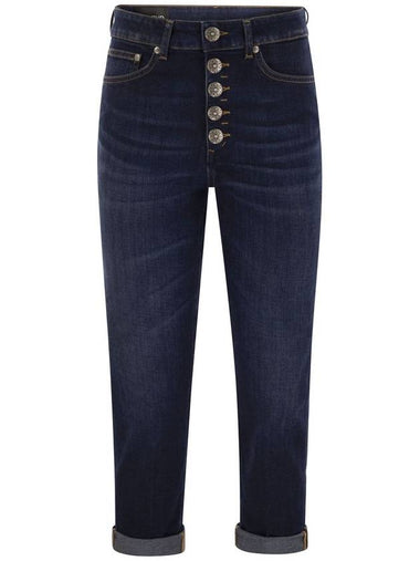 KOONS - Loose jeans with jewelled buttons - DONDUP - BALAAN 1