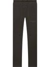 Relaxed Logo Patch Track Pants Off Black - FEAR OF GOD ESSENTIALS - BALAAN 1