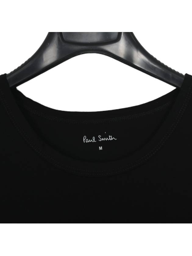 Micro Logo Short Sleeve Lounge Top 2 Pack Set Black - PAUL SMITH - BALAAN 4