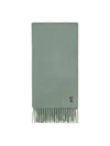 De Coeur Fringe Classic Wool Muffler Clay Blue - AMI - BALAAN 1