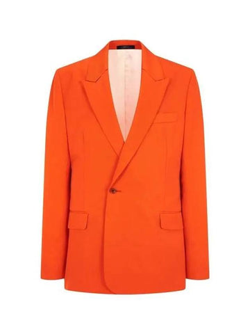 Wool peaked hidden double jacket orange red 270587 - PAUL SMITH - BALAAN 1