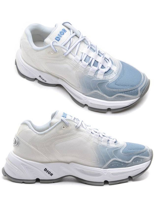 CD1 Low Top Sneakers Blue White - DIOR - BALAAN 2