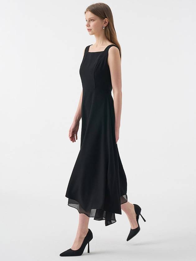 Women's Armis Sleeveless Long Dress Black - AME - BALAAN 4