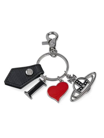 Paglia I LOVE ORB Key Holder Black - VIVIENNE WESTWOOD - BALAAN 1