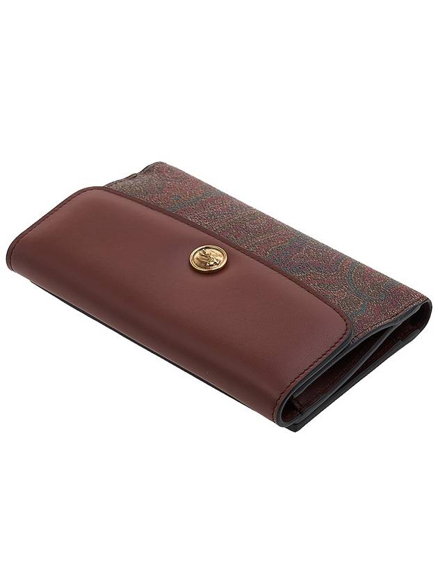 Paisley Half Wallet Brown - ETRO - BALAAN 5