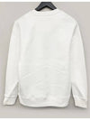 Men's Robinson Silver Logo Brushed Sweatshirt White - MOOSE KNUCKLES - BALAAN 5