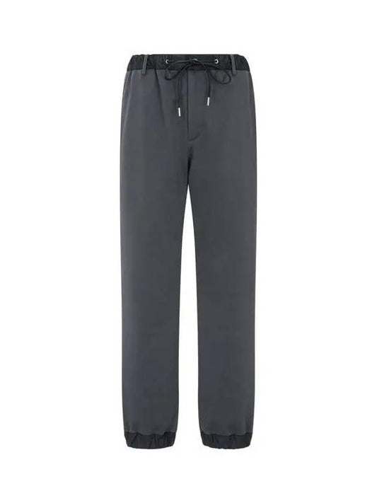 Men's Drawstring Sweat Jogger Pants Dark Gray 270346 - SACAI - BALAAN 1