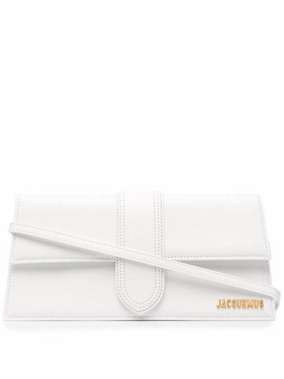 Le Bambino Long Flap Shoulder Bag White - JACQUEMUS - BALAAN 2