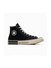 Chuck 70 High Top Sneakers Natural Ivory Black - CONVERSE - BALAAN 1