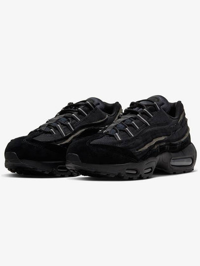 Comme Des Garcons Homme Plus Air Max 95 Low Top Sneakers Black - NIKE - BALAAN 2