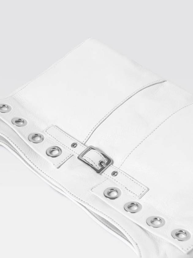 Shoulder Bag NICOLE EYELETS WHITE - GIMAGUAS - BALAAN 3