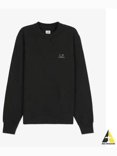 Lens Wappen Logo Sweatshirt Black - CP COMPANY - BALAAN 2