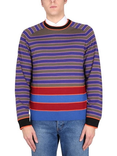 JERSEY WITH STRIPE PATTERN - PAUL SMITH - BALAAN 1