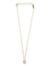 Gancini Crystal Necklace Gold - SALVATORE FERRAGAMO - BALAAN 3