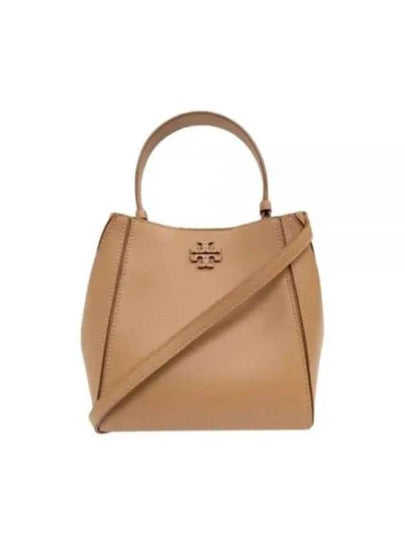 Mcgraw Logo Small Bucket Bag Brown - TORY BURCH - BALAAN 2