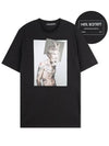 Tattoo Plaster Statue Short Sleeve T-Shirt Black - NEIL BARRETT - BALAAN 2