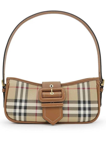 Check Shoulder Bag Brown - BURBERRY - BALAAN 2