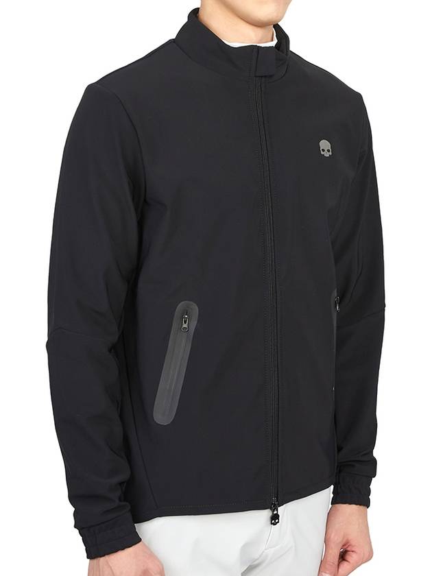 Men's Winter Zip-Up Jacket Black - HYDROGEN - BALAAN 5