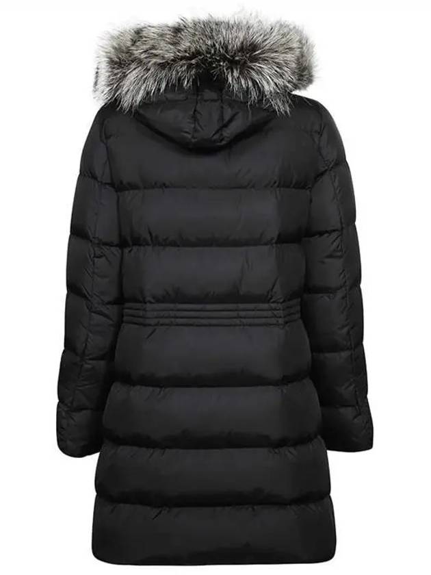 Women's Aphroti Silver Fox Fur Down Long Padding Black - MONCLER - BALAAN 8